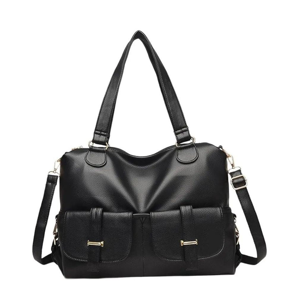 Sac à bandoulière et double zip - Noir - Femme Sac à bandoulière et double zip - Noir - Femme