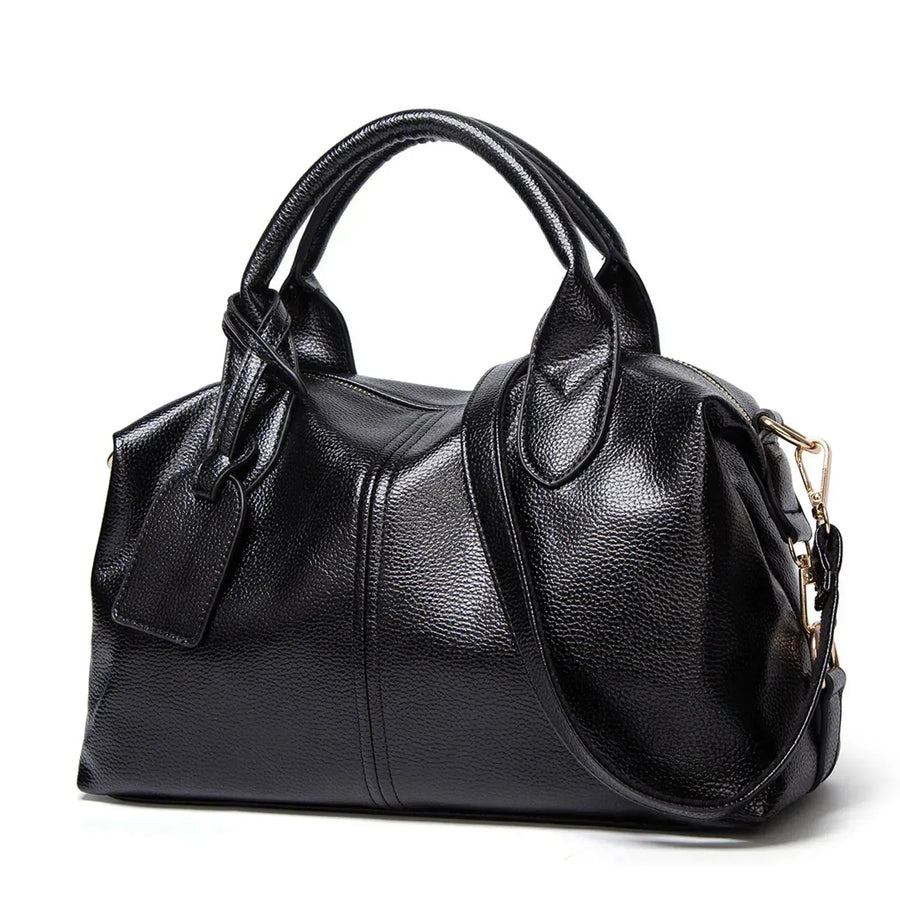 Grand sac à main bandoulière noir