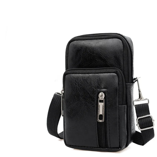 Mini sacoche bandoulière homme noire