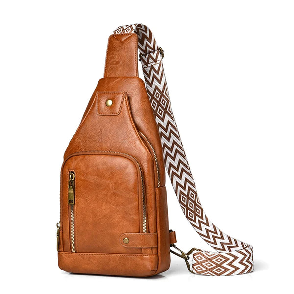 Petit sac à dos bandoulière en cuir