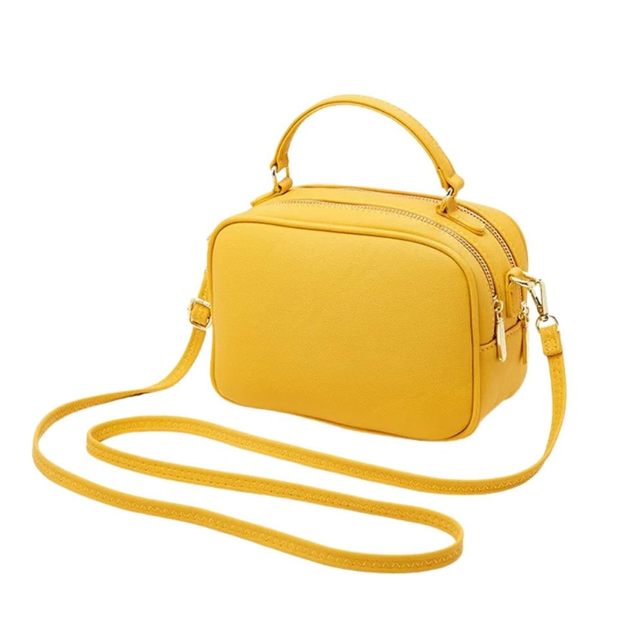 Petit sac à main bandoulière cuir arrière