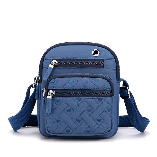 Petit sac bandoulière tissu femme