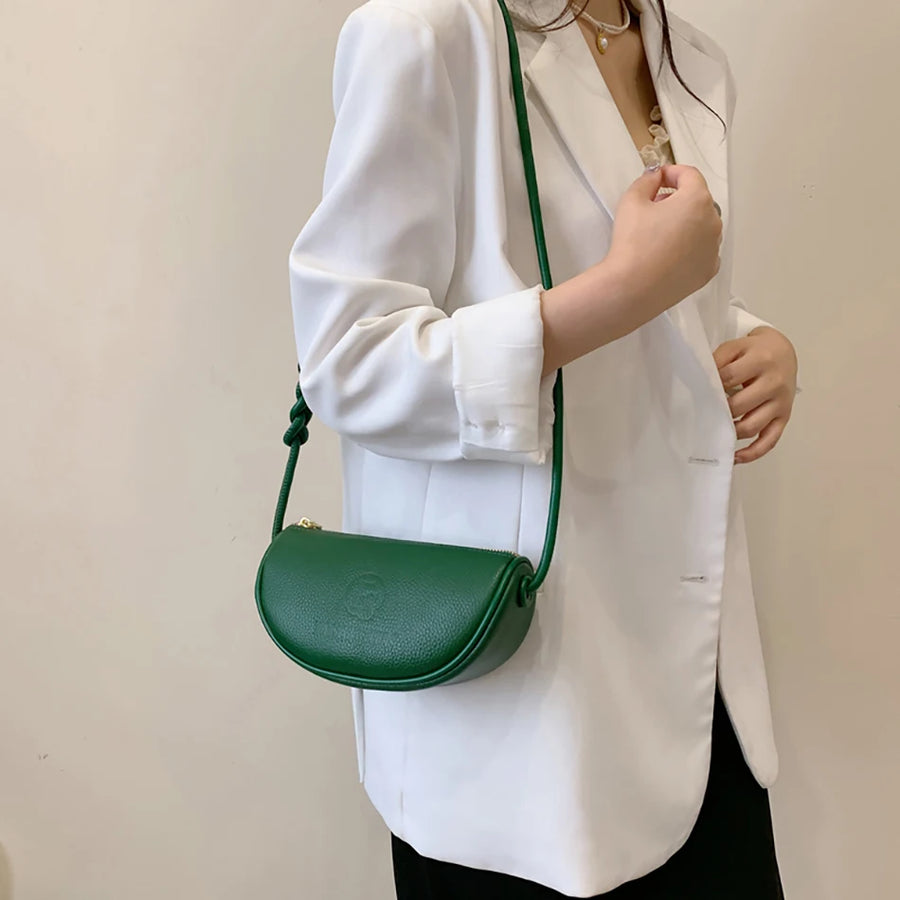 Petit sac en bandoulière vert femme