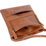 Petit sac en cuir bandoulière femme poches