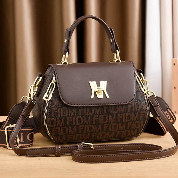 Petit sac à main femme bandoulière marron foncé