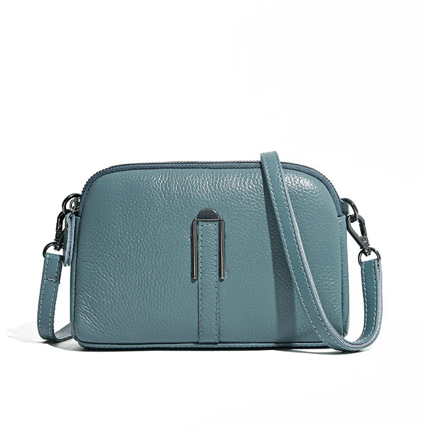 Pochette bandoulière femme en cuir