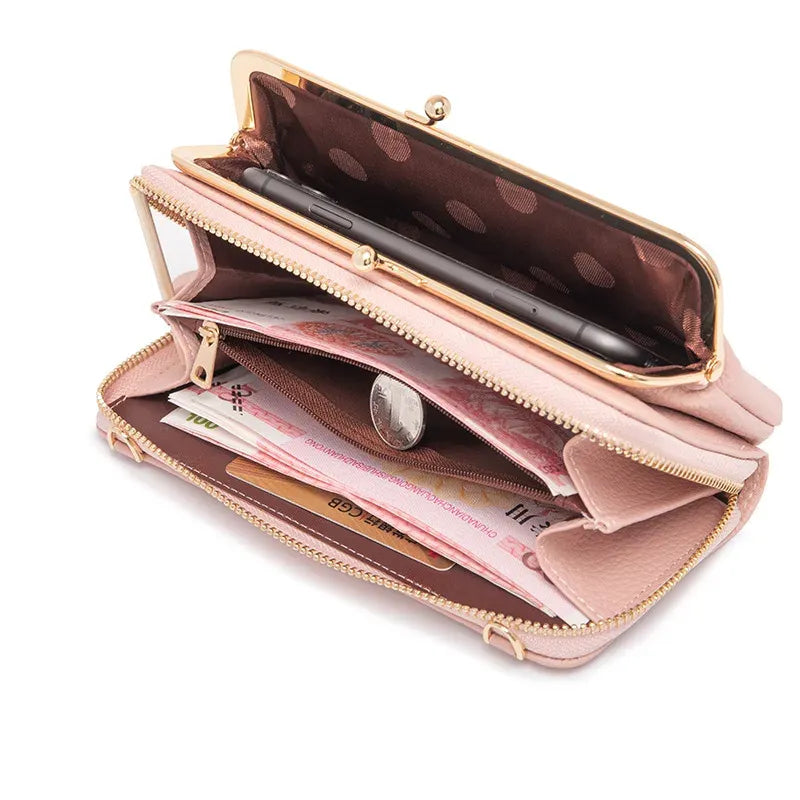 Pochette portefeuille femme intérieur