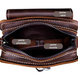 Pochette téléphone cuir homme intérieur
