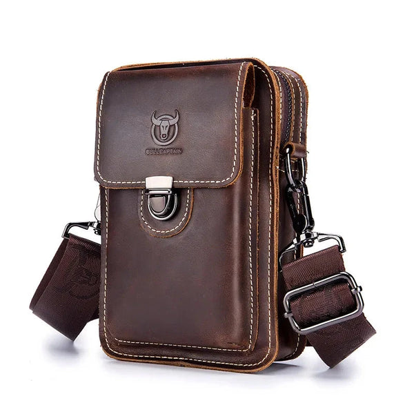 Pochette téléphone cuir homme