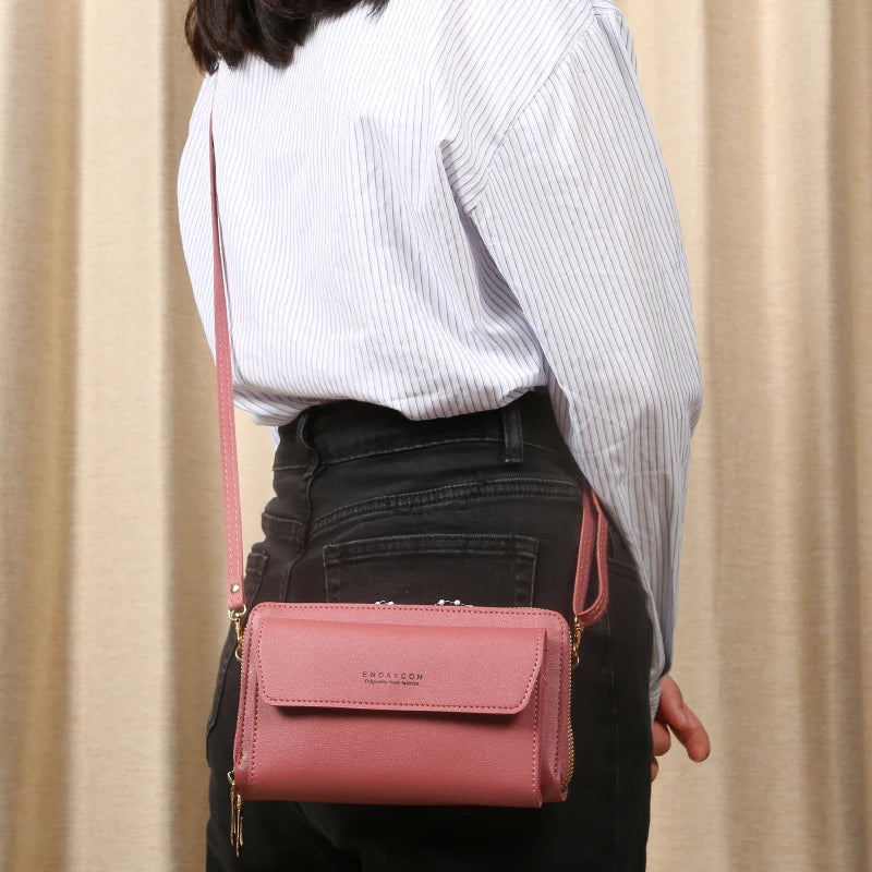 Pochette téléphone portefeuille femme