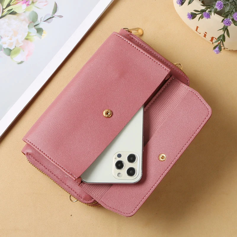 Pochette téléphone portefeuille poche avant