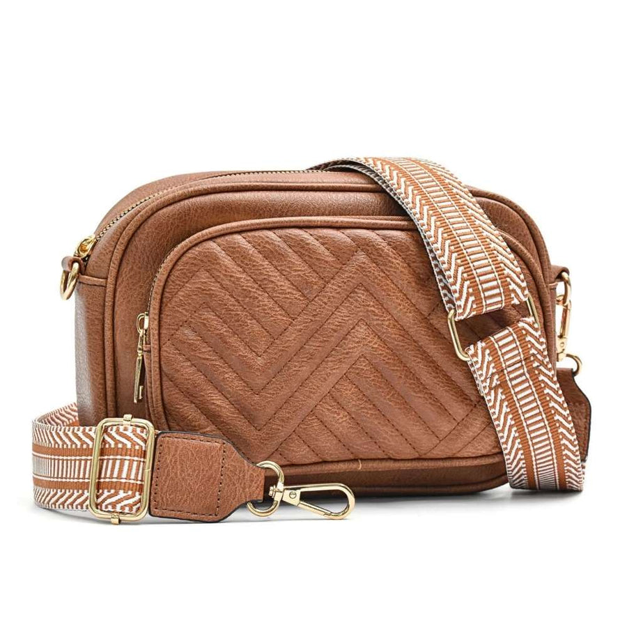 Sac à bandoulière pour femme marron