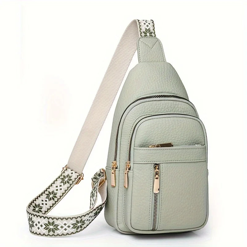 Sac à dos bandoulière femme vert