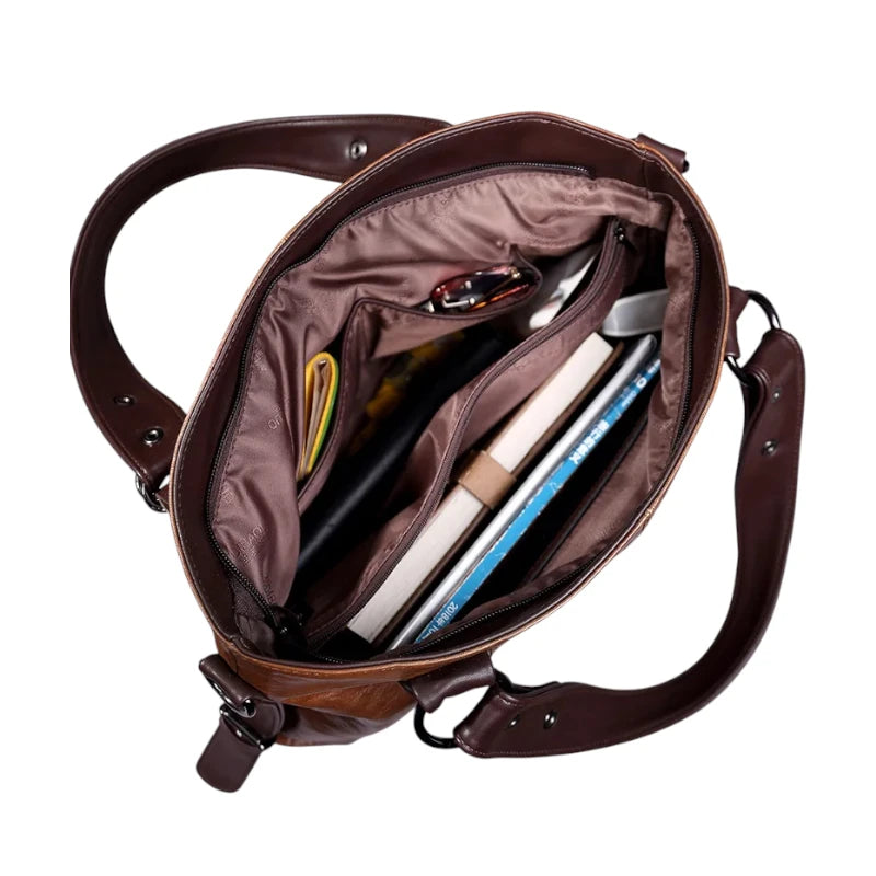 Sac à main cuir souple bandoulière intérieur