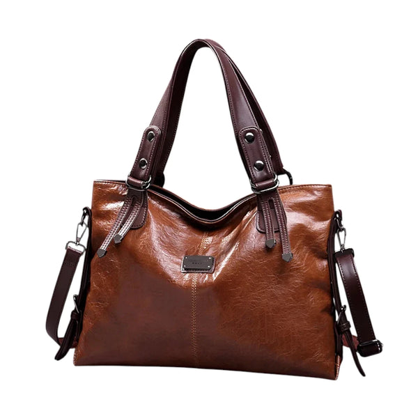 Sac à main cuir souple bandoulière marron