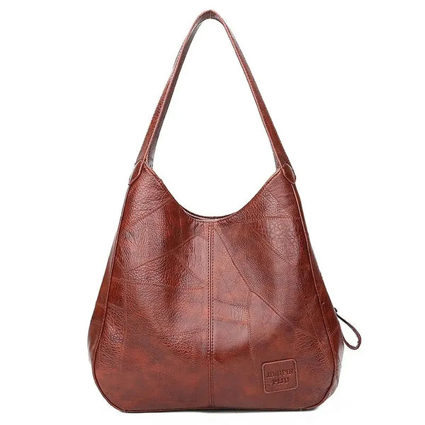 Sac à main en cuir vintage marron