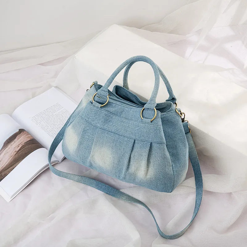Sac à main en jean bandoulière