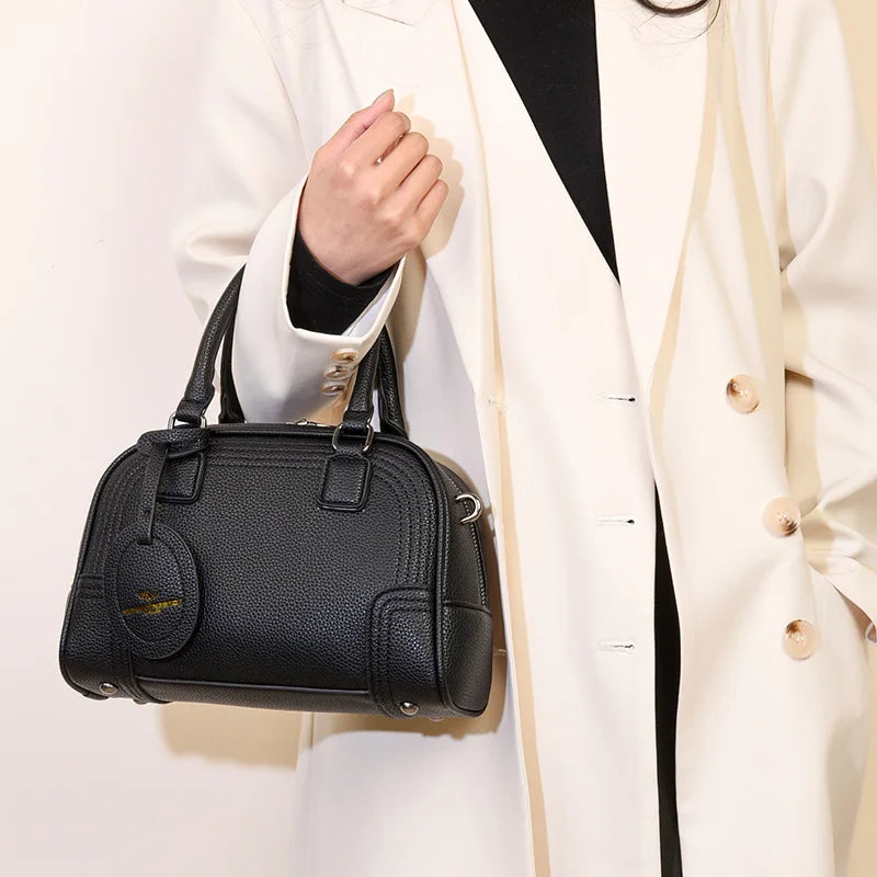 Sac à main poignées et bandoulière femme