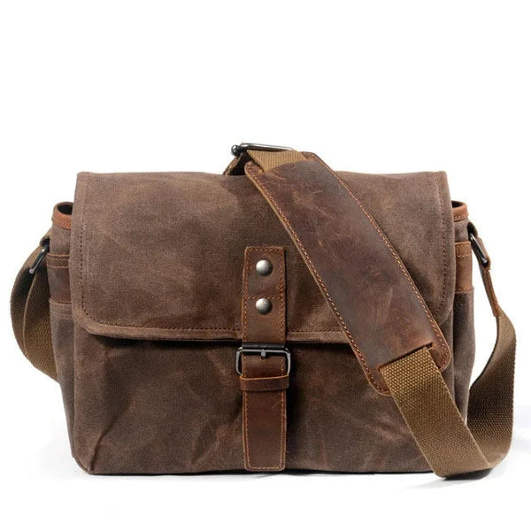 Sac bandoulière appareil photo marron