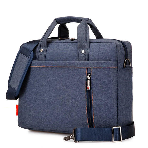Sac bandoulière bleu pour ordinateur portable