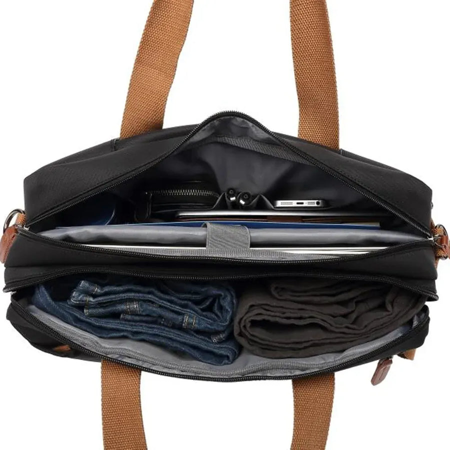 Sac bandoulière convertible sac à dos intérieur