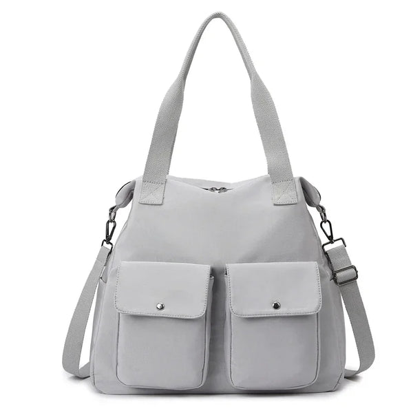 Sac bandoulière pour les cours gris