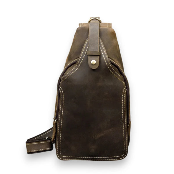Sac bandoulière en cuir pour homme