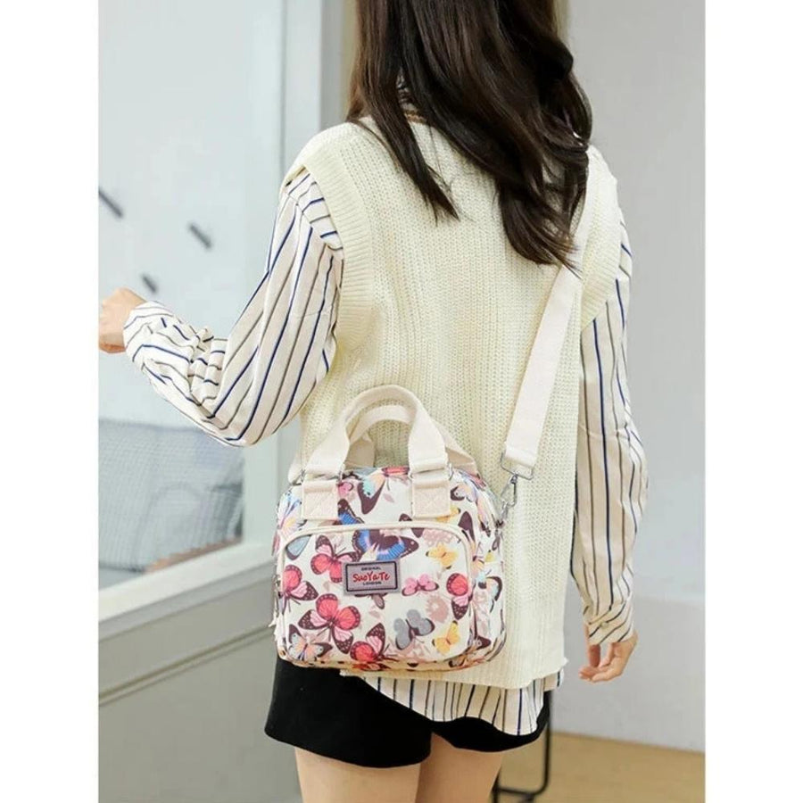 Sac bandoulière été femme papillons