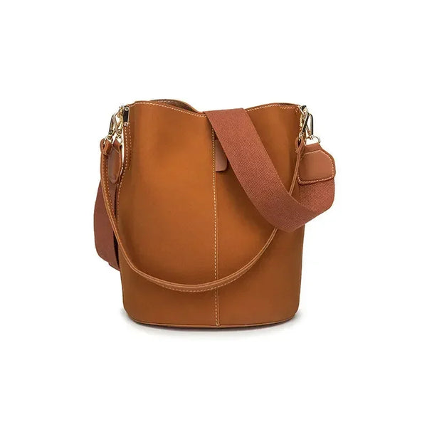 Sac bandoulière femme en daim marron