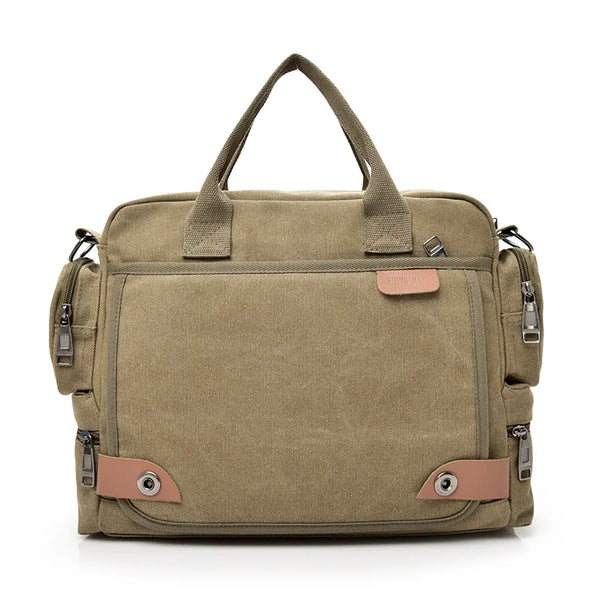 Sac bandoulière grand format kaki