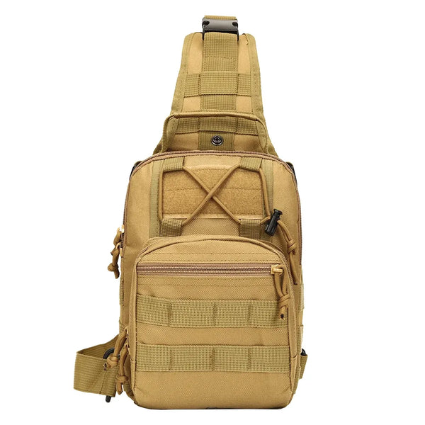 Sac bandoulière militaire marron clair