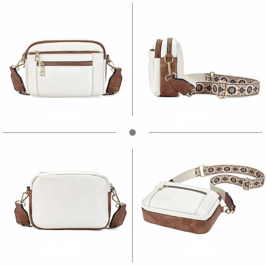 Sac en bandoulière à motifs pour femme 4 images