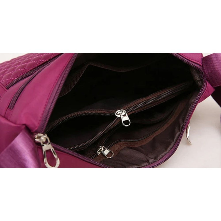 Sac bandoulière multi poches intérieur