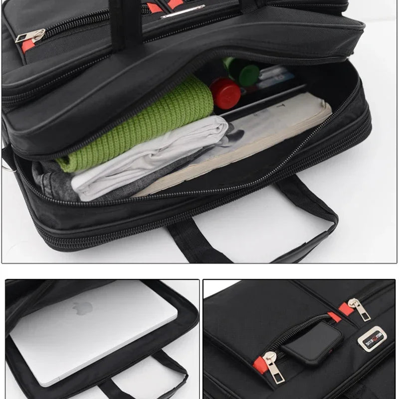 Sac bandoulière ordinateur homme intérieur