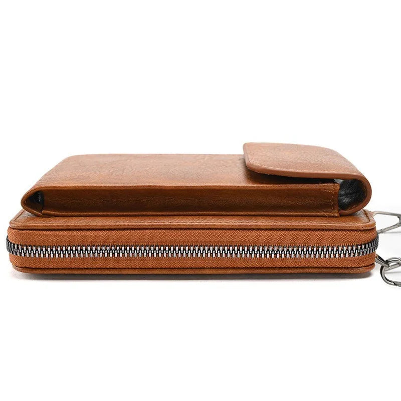 Sac bandoulière pour téléphone et porte-monnaie de côté