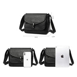 Sac besace en cuir pour femme noir dimensions