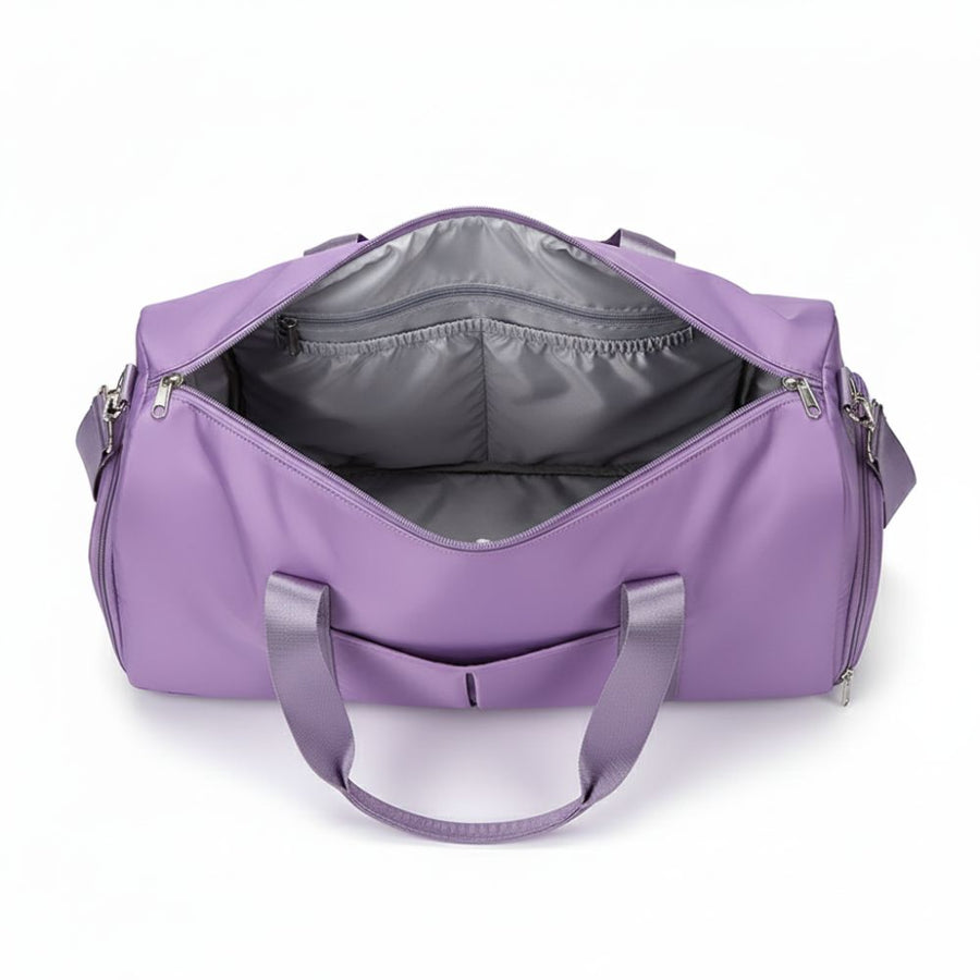 Sac de voyage femme léger et déperlant violet intérieur