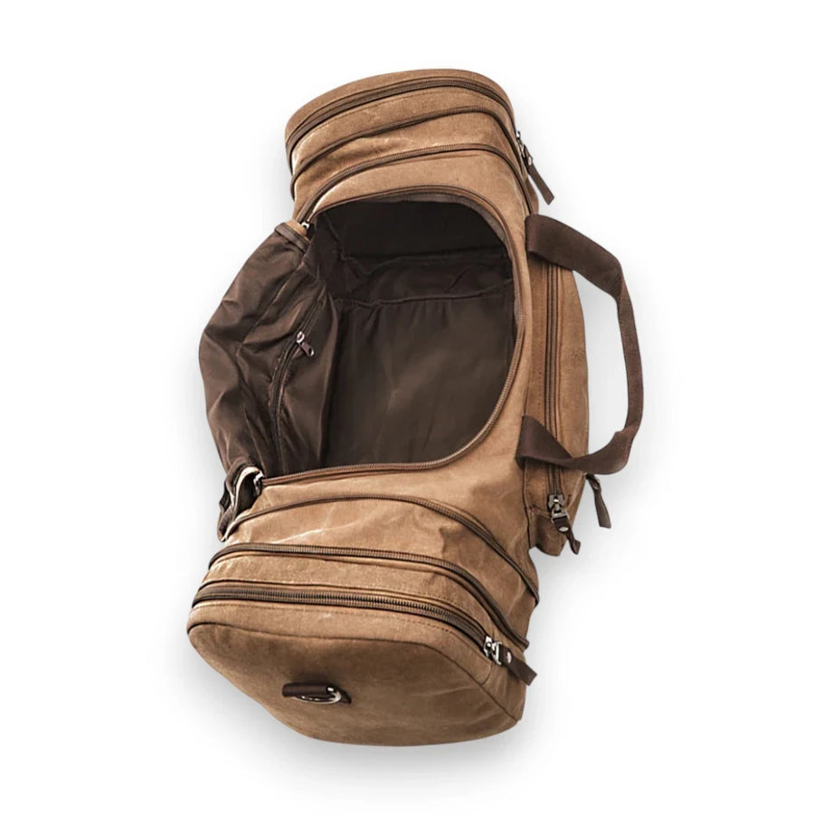 Sac de voyage homme en toile épaisse intérieur