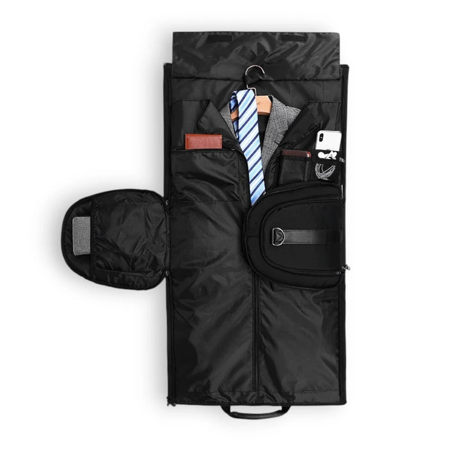 Sac de voyage pliable pour costume déplié