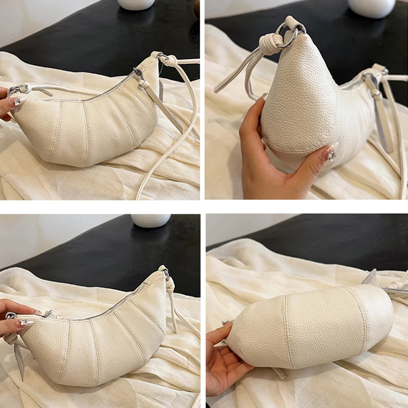 Sac demi lune bandoulière 4 images