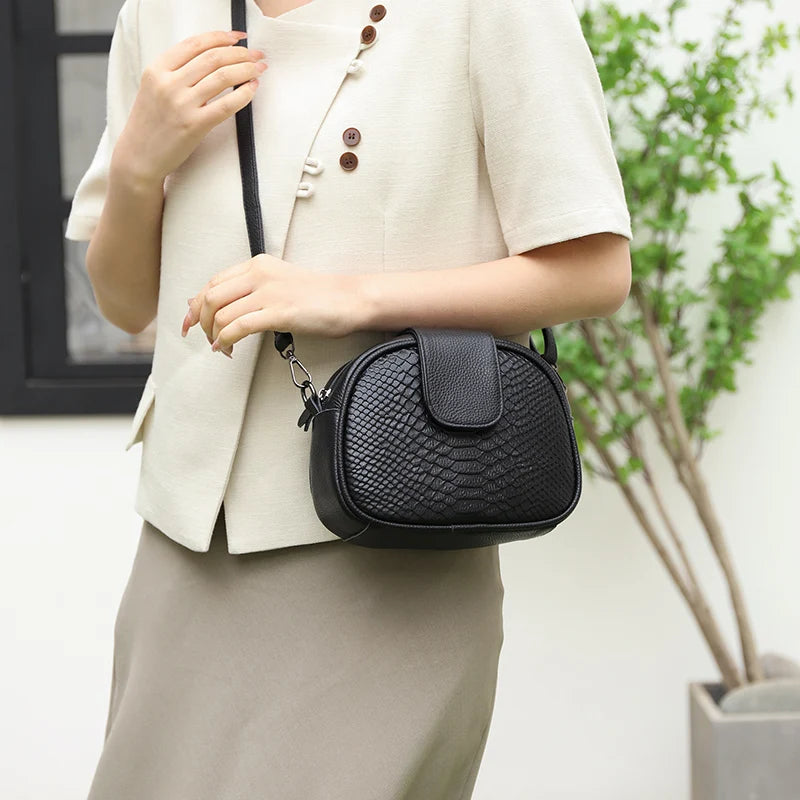 Sac en bandoulière femme cuir véritable