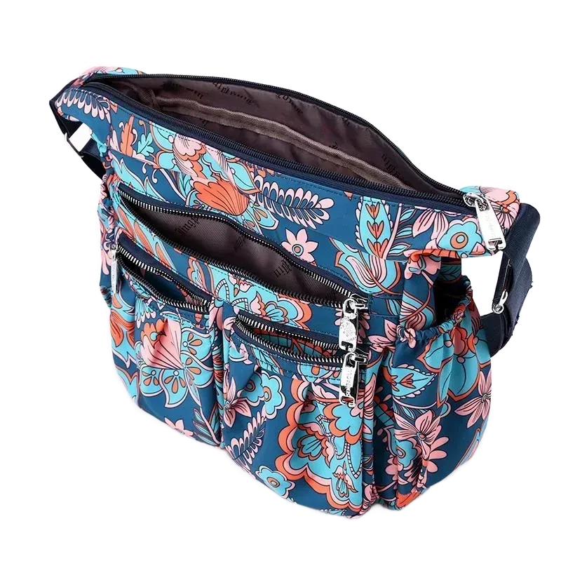 Sac fourre-tout bandoulière poches