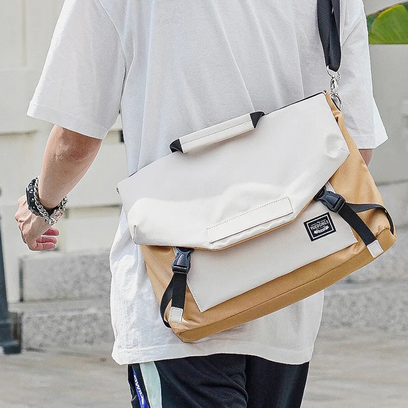 Sac ordinateur bandoulière homme