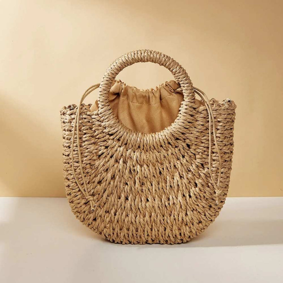 Sac en paille bandoulière