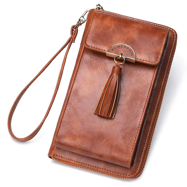 Sac portefeuille bandoulière femme