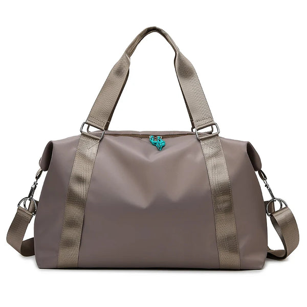 Sac de voyage bandoulière marron clair
