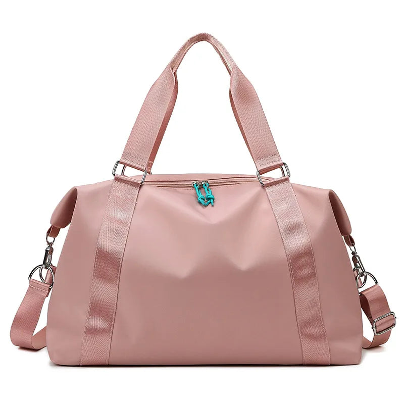 Sac de voyage bandoulière rose