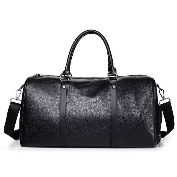 Sac de voyage bandoulière vintage noir