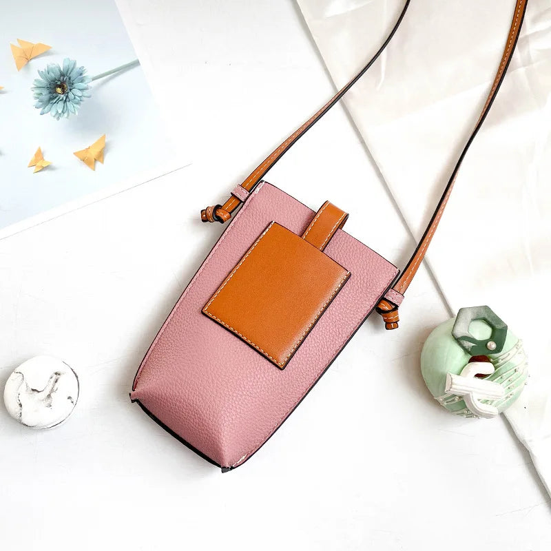 Sacoche téléphone portable femme poche carte