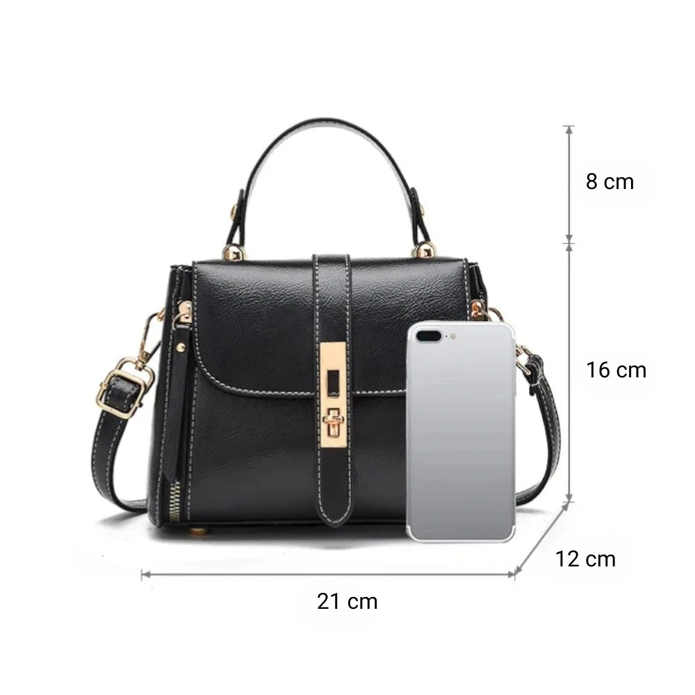 Petit sac bandoulière en simili cuir pour femme